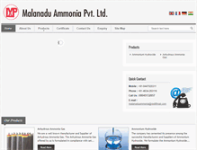 Tablet Screenshot of malanaduammonia.com